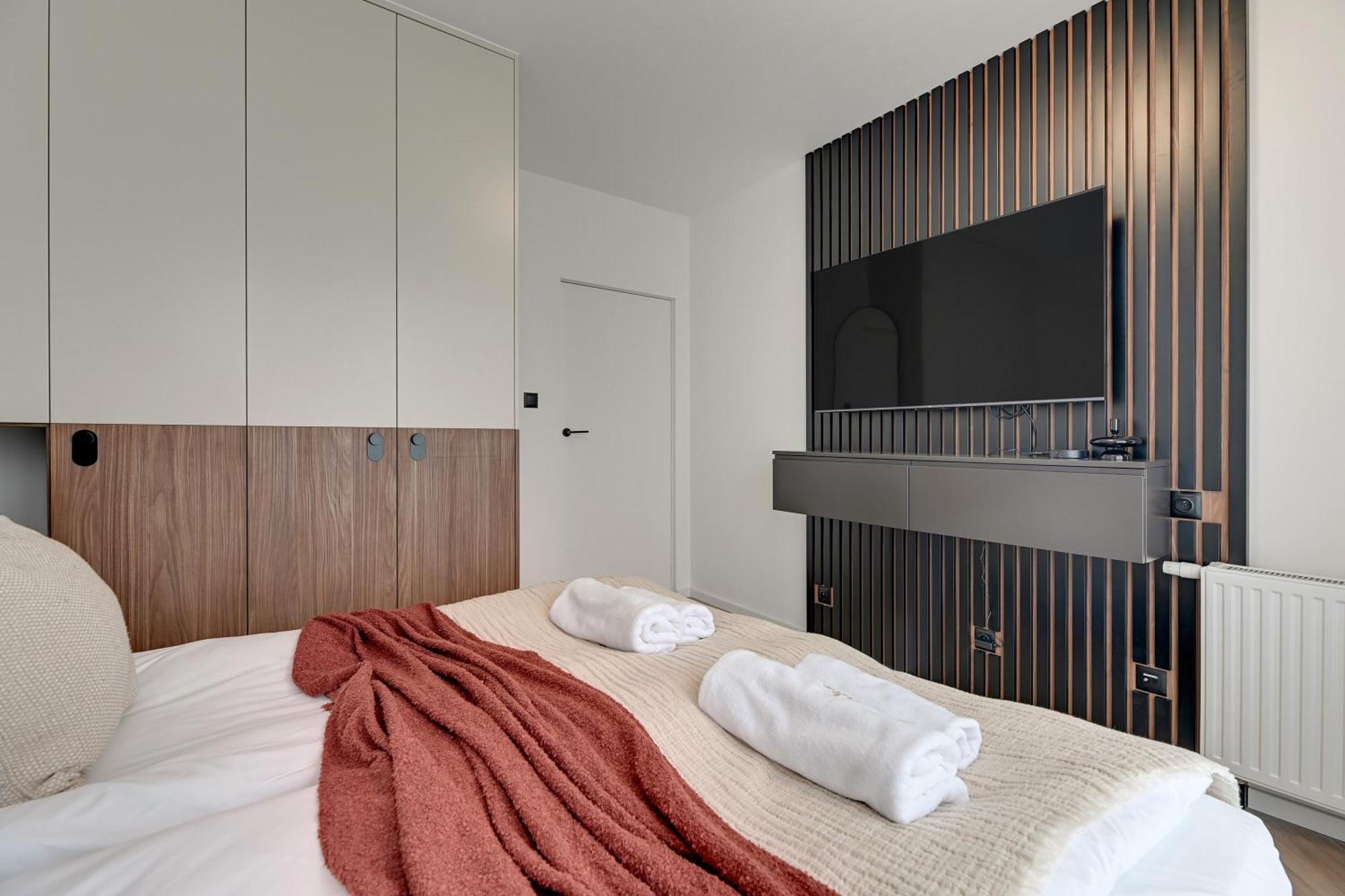 Nadmotlawie Riverside - Gym & Free Parking By Downtown Apartments グダニスク 部屋 写真