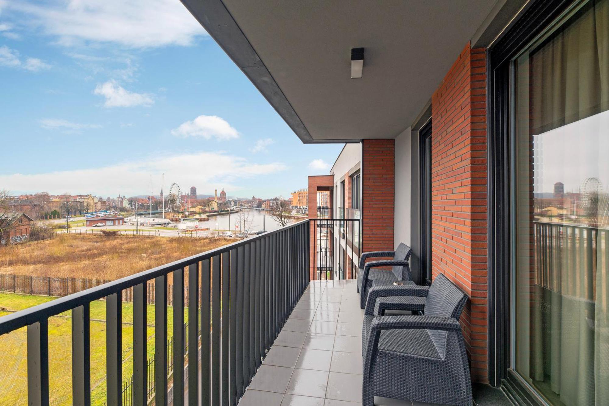 Nadmotlawie Riverside - Gym & Free Parking By Downtown Apartments グダニスク 部屋 写真