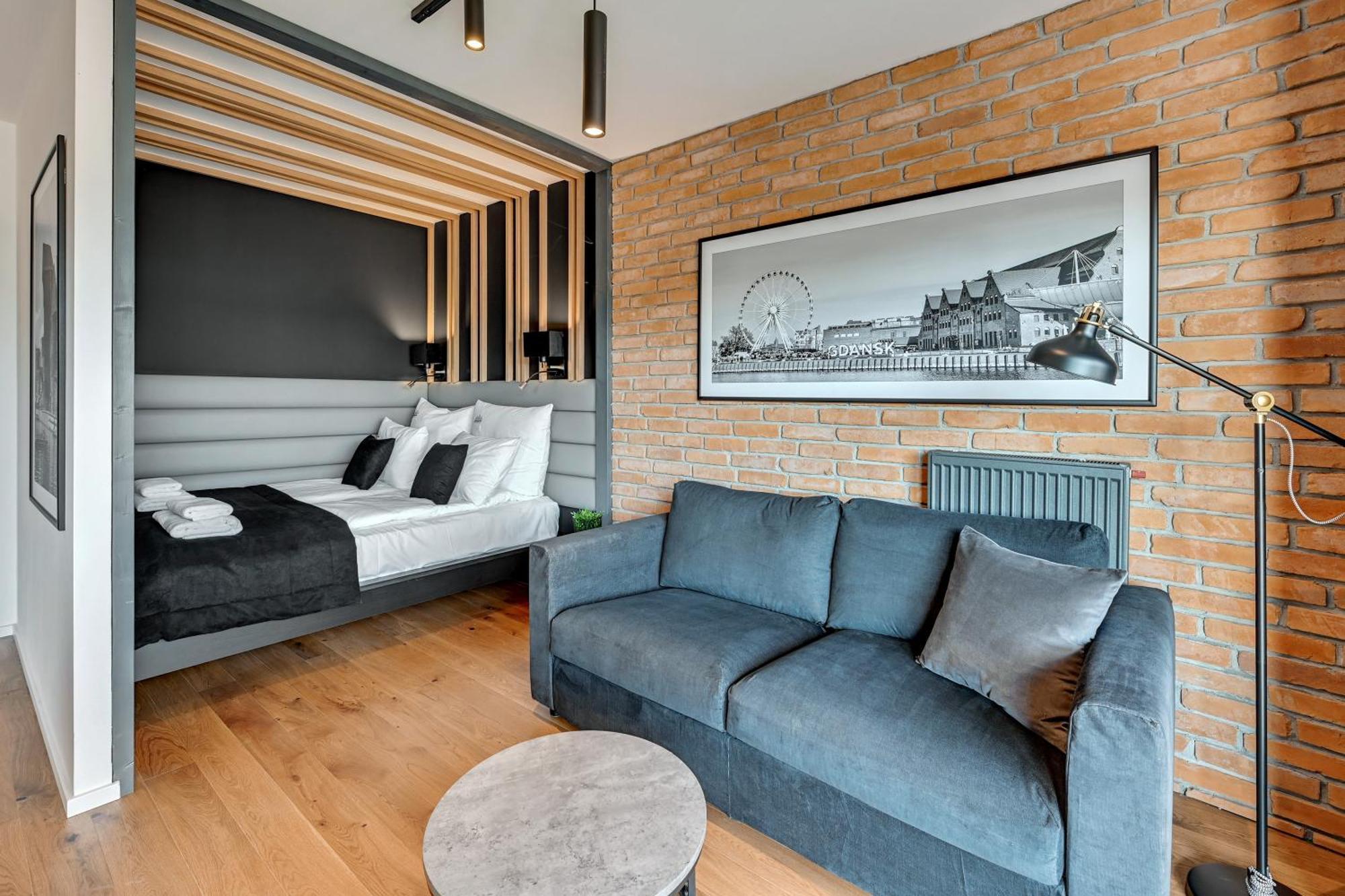 Nadmotlawie Riverside - Gym & Free Parking By Downtown Apartments グダニスク 部屋 写真