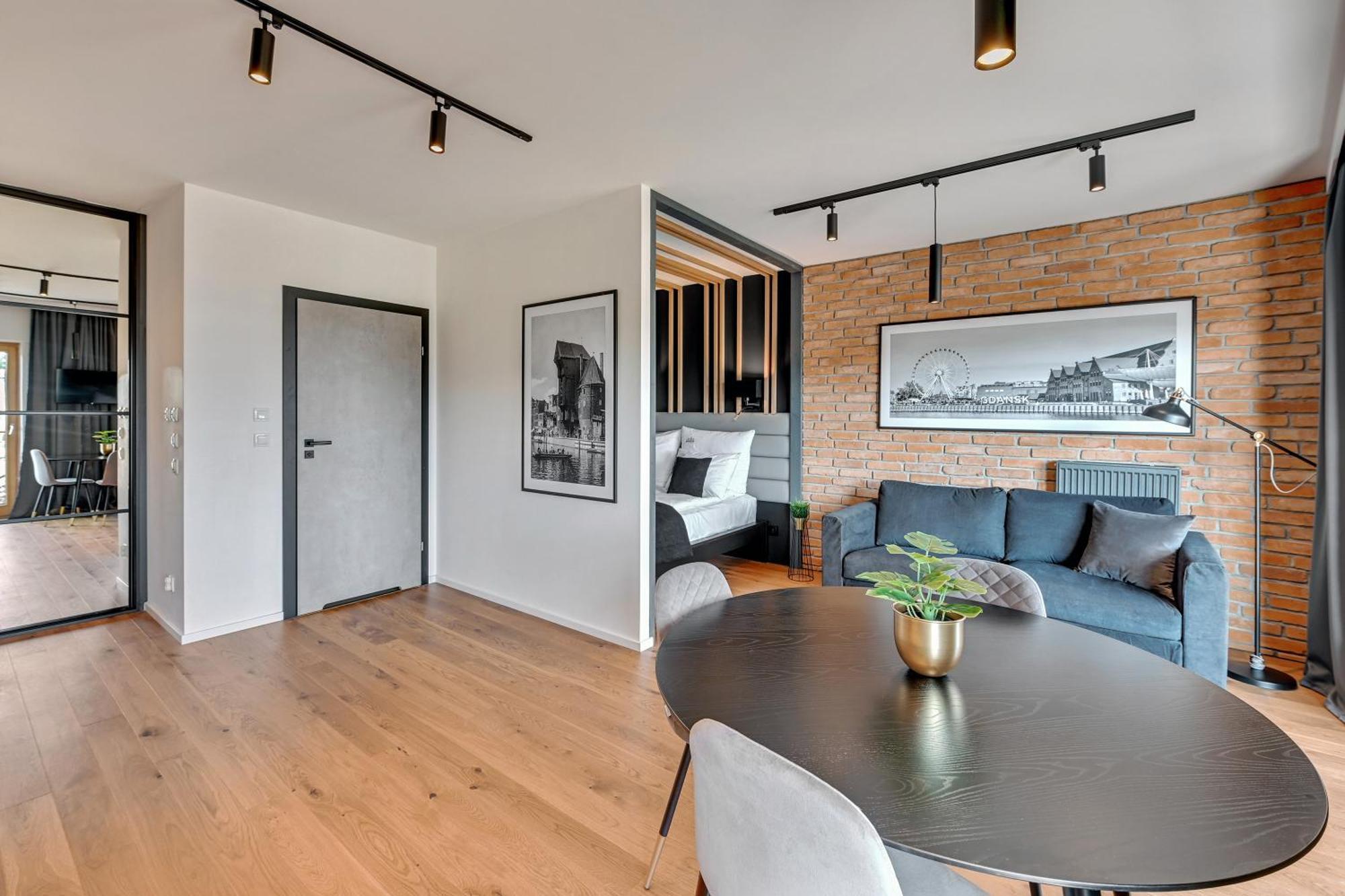 Nadmotlawie Riverside - Gym & Free Parking By Downtown Apartments グダニスク 部屋 写真