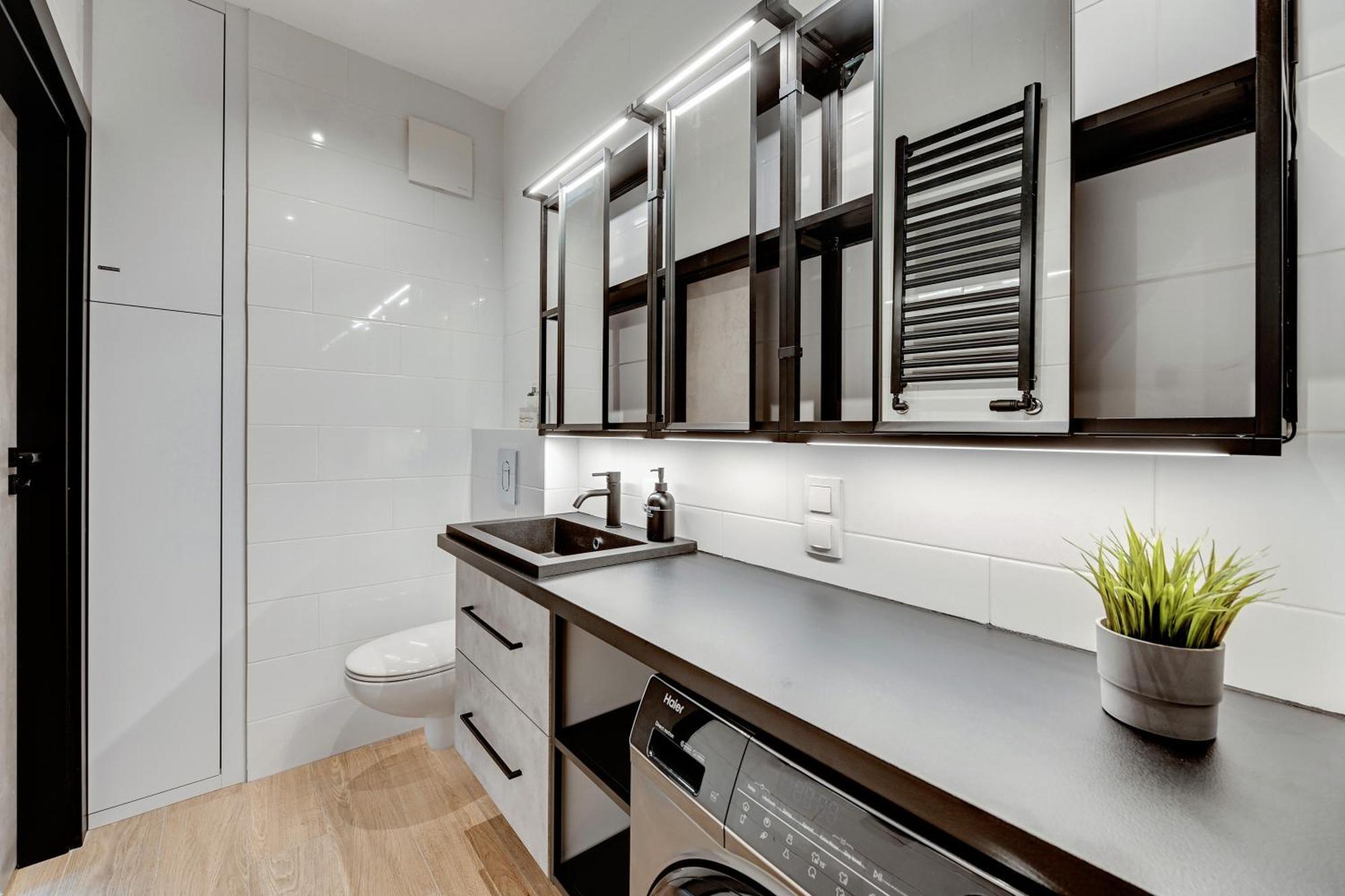 Nadmotlawie Riverside - Gym & Free Parking By Downtown Apartments グダニスク 部屋 写真